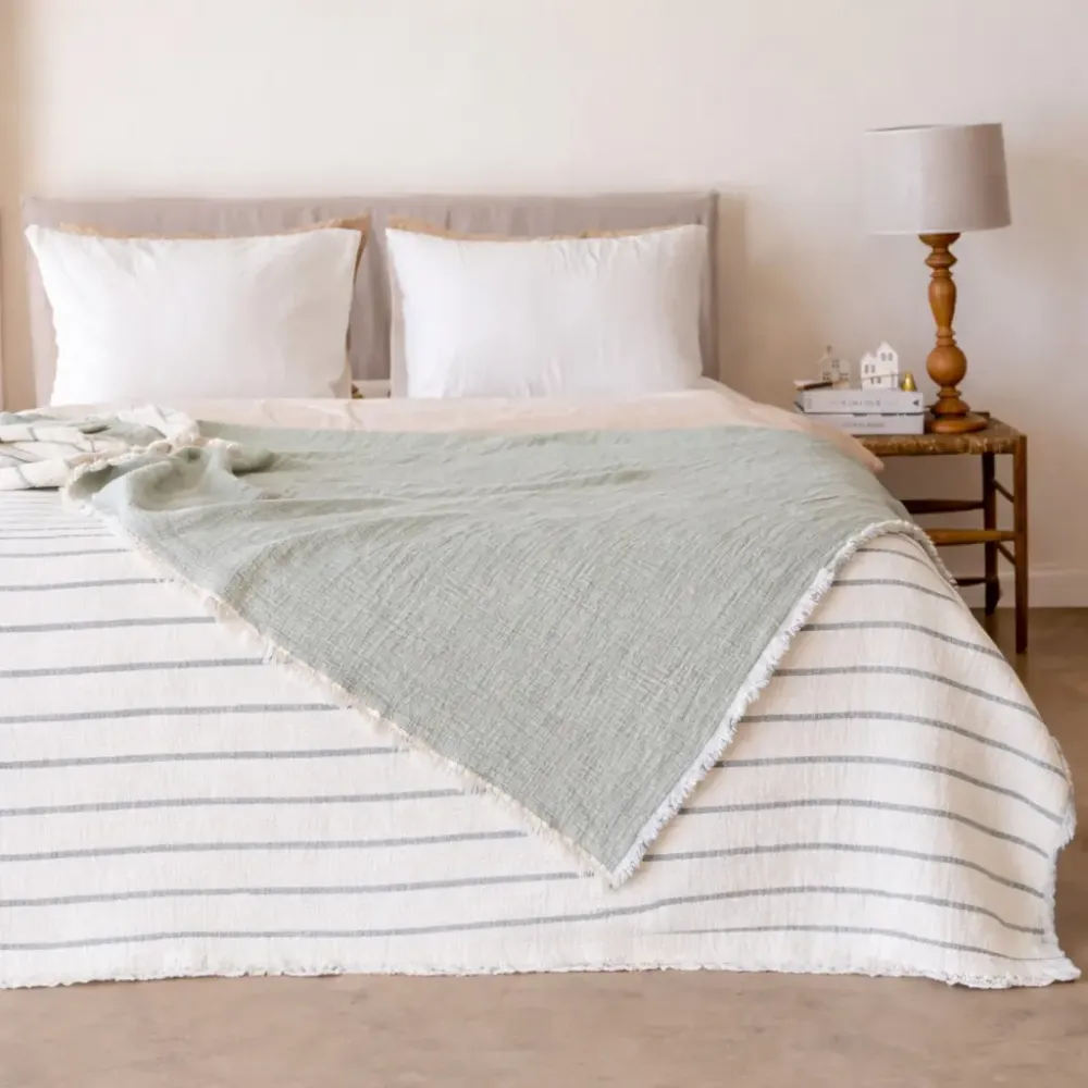 Муслиновое покрывало Muslin 230х250 см Зеленый Коломия - фото 1