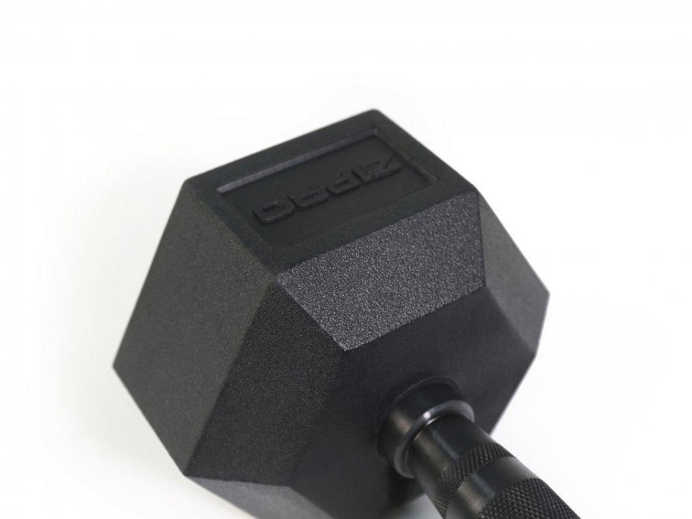 Гантель Zipro Hex прорезиненная 1 х 2,5 кг Киев - изображение 4