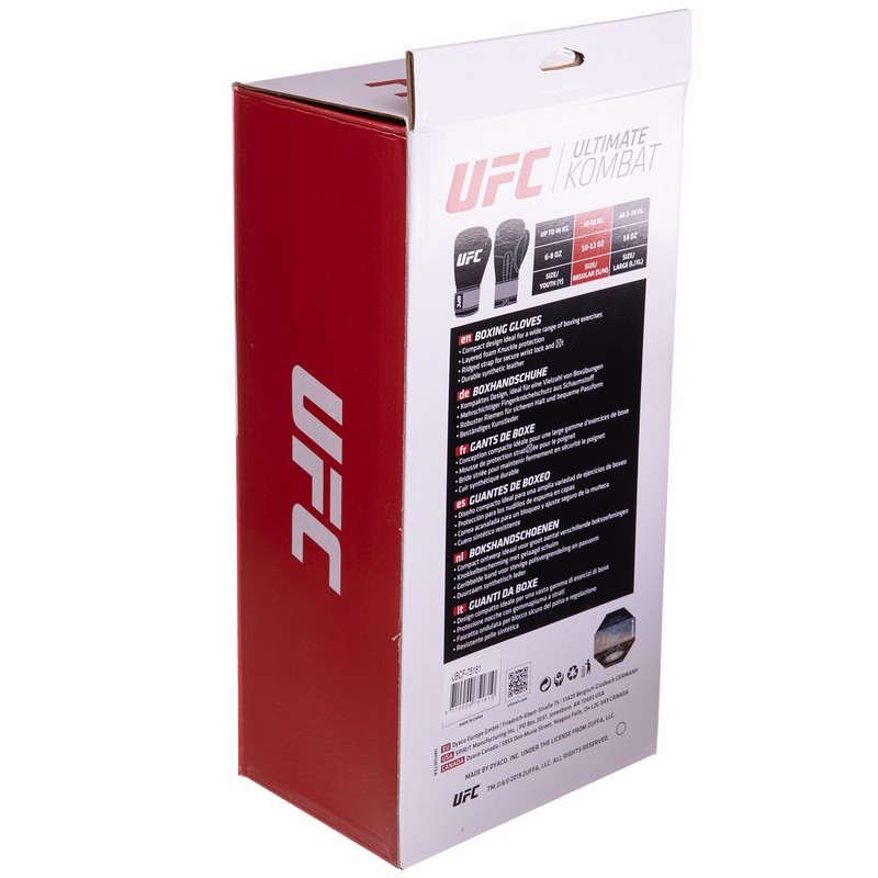Перчатки боксерские UFC Boxing UBCF-75181 размер 14 унций черный Перчатки для бокса и единоборств Киев - изображение 6
