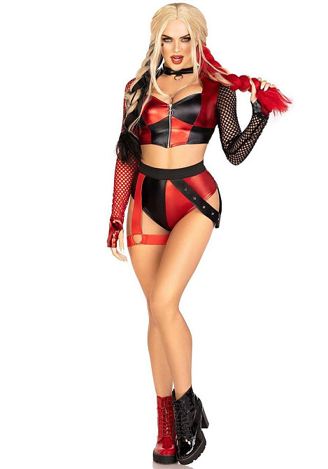 Еротичний костюм Leg Avenue Crime Spree Sweetie Costume L, топ, шорти Sex Aura Київ - фото 3