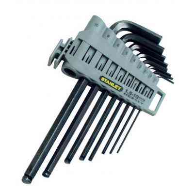 Набір інструментів Stanley HEX GRIP ключей шестигранных, 9шт. (0-89-904) Вінниця