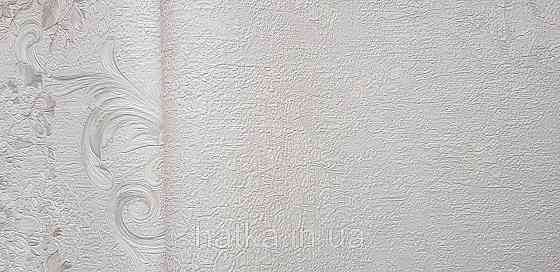 Шпалери вінілові на флізеліні AdaWall Signature1.06х10 під шкіру структурні білі молочні Київ