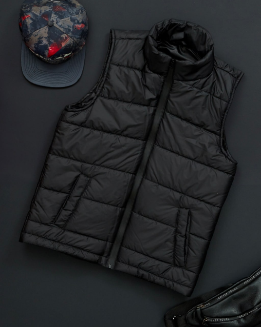 Жилетка чоловіча Чорний S Харків - фото 7