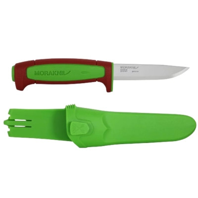 Нож Morakniv Basic 511 LE 2024 carbon steel Ivy Green/Dala Red (14281) Винница - изображение 4