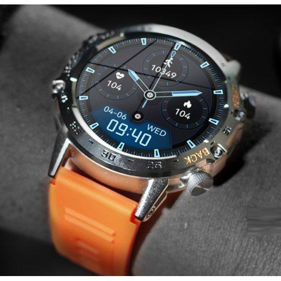 Умные часы Smart Delta K52 (2 ремешка) Оранжевый Винница - изображение 6