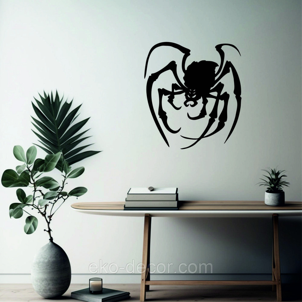 Декоративне настінне Панно «Павук», Декор на стіну 70*63 см, Чорний Київ - фото 5