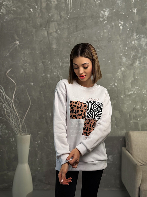 Теплий жіночий світшот "Savage" | Батал Київ - фото 7