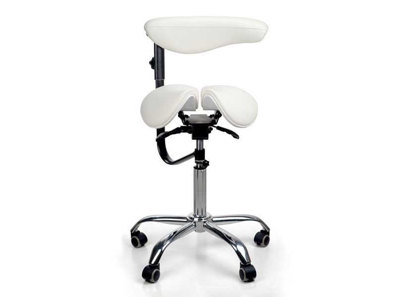 Стілець-сідло для майстра 8016-2, зі спинкою, роздільне сидіння, 3 регулювання Київ - фото 9