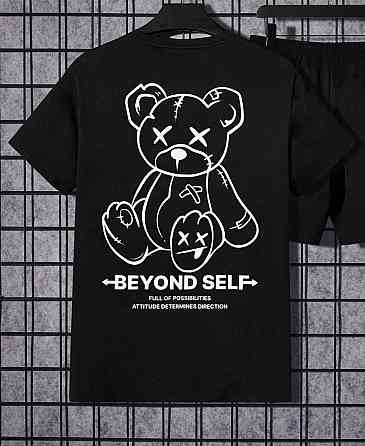 Футболка чоловіча с принтом  46 Чорний 2664091131 Дніпро