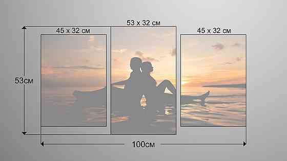 Модульна картина Любов Пара Art-97_3 Київ