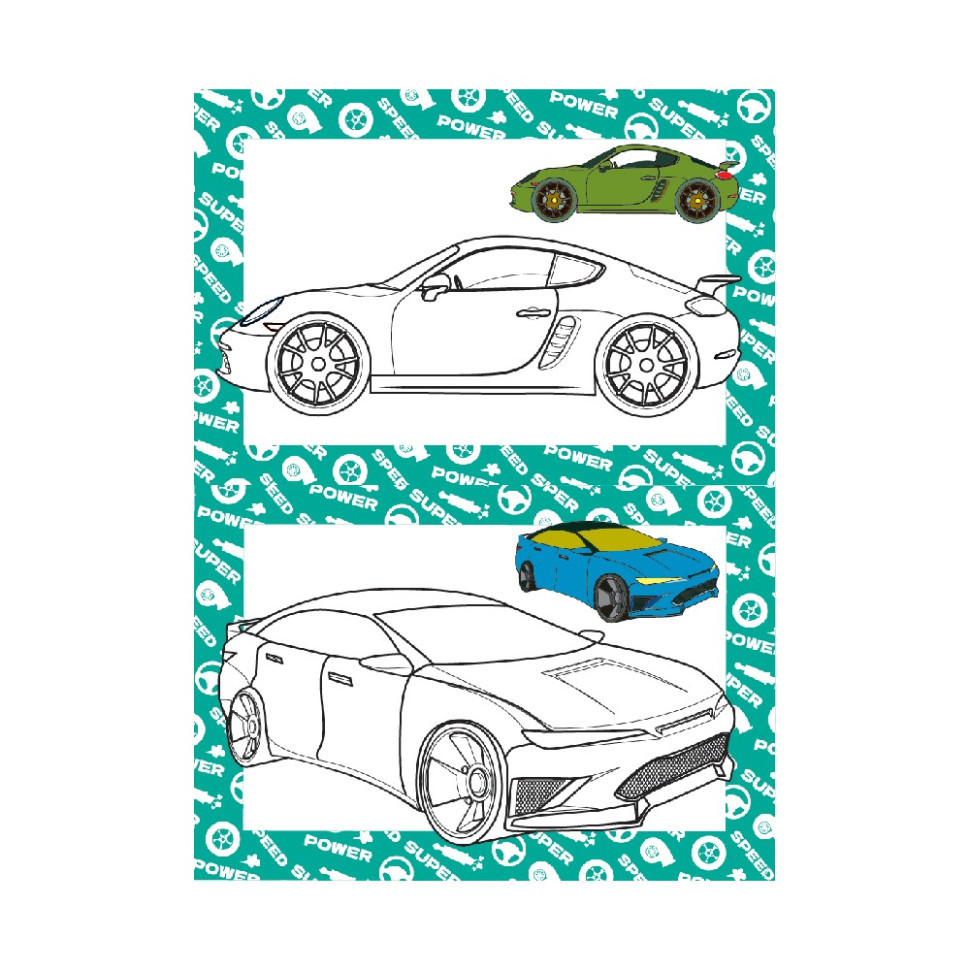 Книжка раскраска 