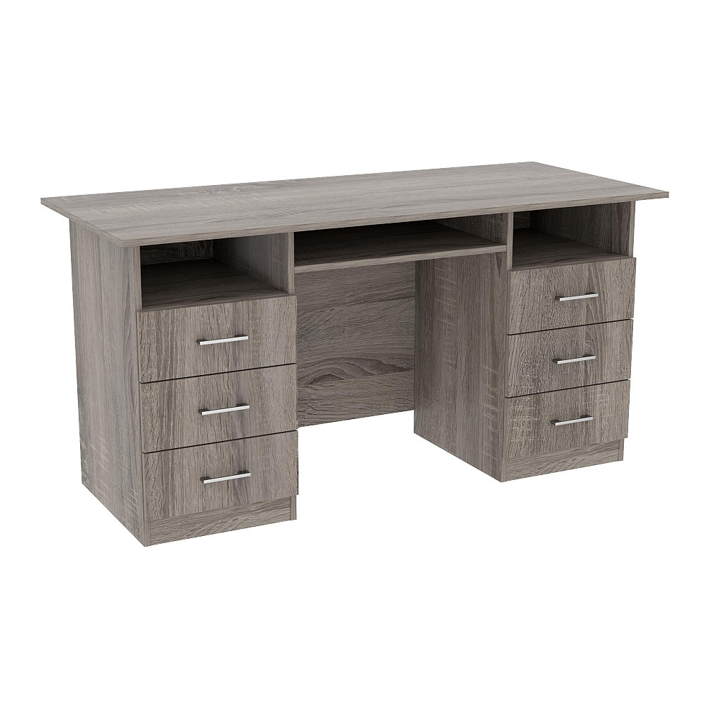 Стол офисный ОСП-4, Дуб Сонома Трюфель, 1500/600/760 Львов - изображение 1