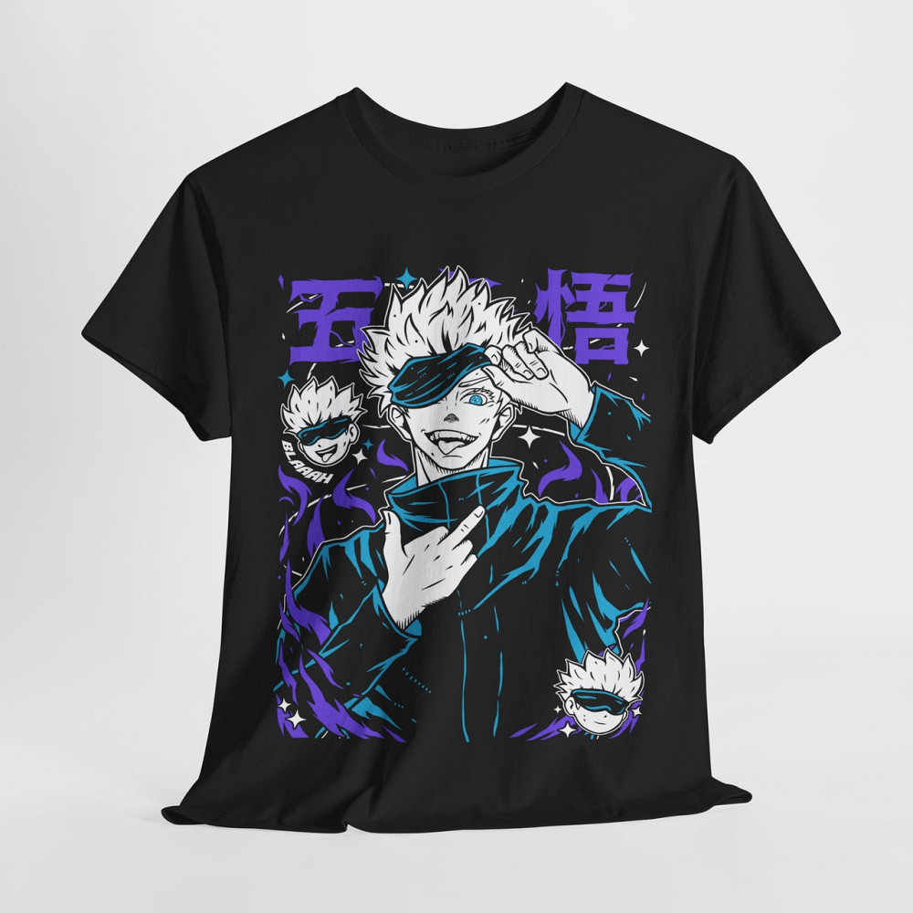 Футболка аниме Магическая битва оверсайз (S/M/L) Черний AnimeJ0594 Днепр - изображение 6