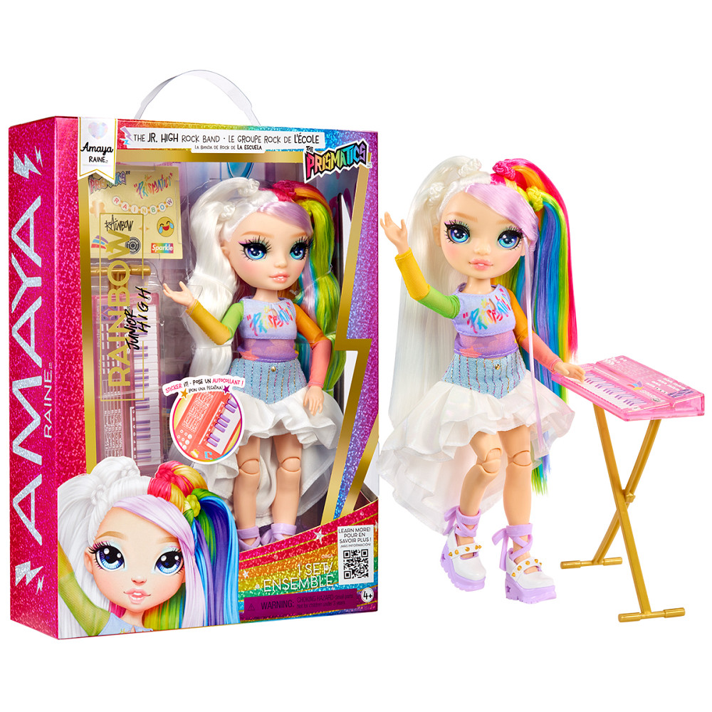 Лялька Rainbow High серії Junior High Rockband - Амая Дніпро - фото 1