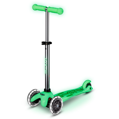 Самокат Micro Mini Deluxe Glow LED Крижаний лайм (MMD216) Винница - изображение 1