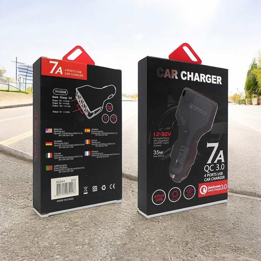 Автомобильное Зарядное устройство 12В 7,0А USB 00044 Одесса - изображение 1