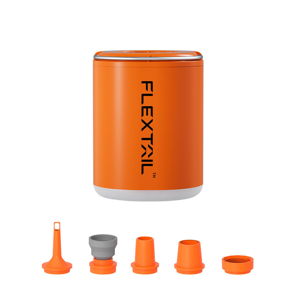 Насос-ліхтар кемпінговий Flextail Tiny Pump 2X, помаранчевий Київ - фото 1
