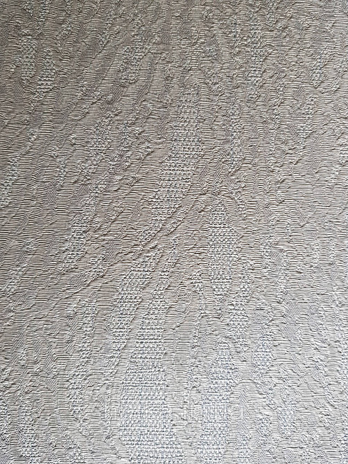 Шпалери метрові вінілові на флізелін Grandeco Poem під штукатурку баранець структурні сіро-блакитні Київ - фото 1