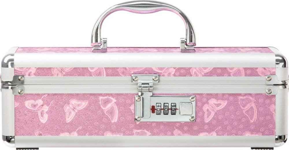 Кейс для зберігання секс-іграшок BMS Factory - The Toy Chest Lokable Vibrator Case Pink з кодовим за Sex Aura Київ - фото 1