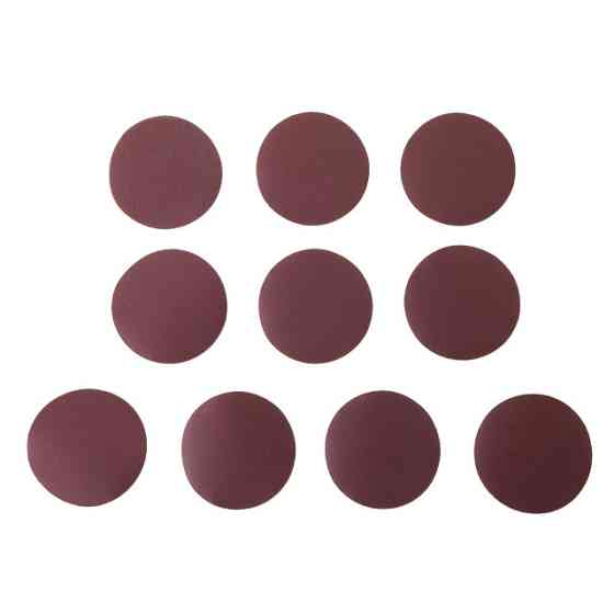 Круг наждаковий на липучці 125 мм, папір клас E, щільність 220 г/м², К180, 10 од. INTERTOOL BT-0564 Київ