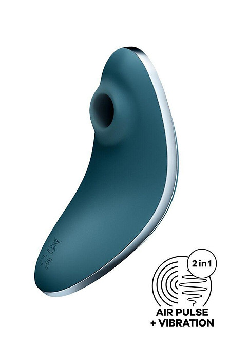 Вакуумный вибратор Satisfyer Vulva Lover 1 Blue Sex Aura Киев - изображение 1
