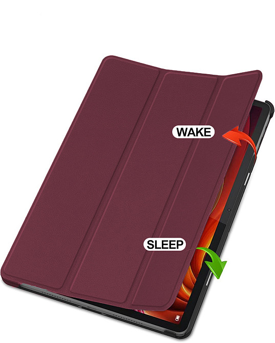 Чохол-книжка BeCover Smart Case для Samsung Galaxy Tab A11 Plus SM-X236B 11.0" Red Wine (714002) ( 18311 ) Харків - фото 3