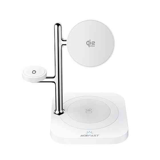 Бездротовий зарядний пристрій ACEFAST E39 desktop 4-in-1 wireless charging holder White Одеса