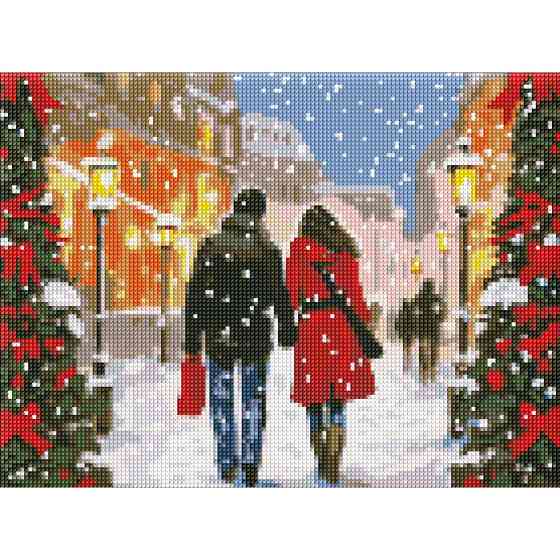 Алмазная мозаика без подрамника 