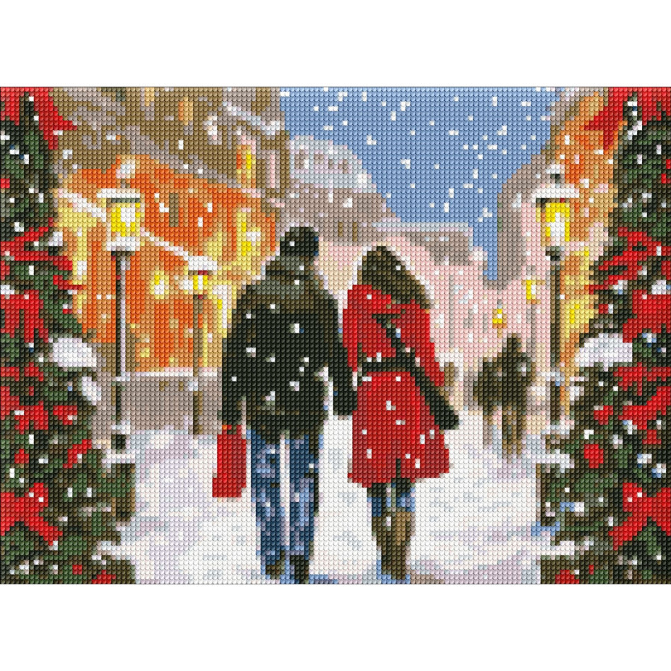 Алмазная мозаика без подрамника 