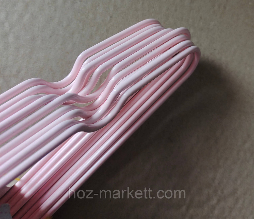 Дитячі вішалки плеча, тремтєвий металевий у силіконі середній із хромованим гачком 32 см 10 шт. уп Харків - фото 6