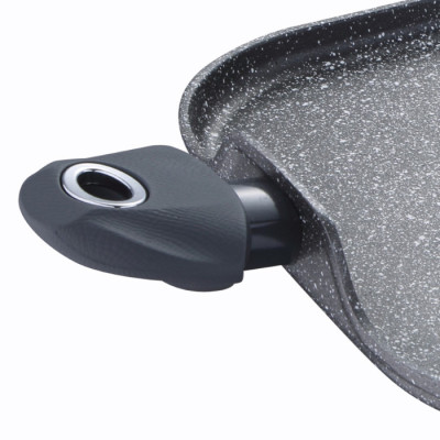 Сковорода Bergner Orion-гриль, 35.5x28.3 см (BG-8523-MBG) Вінниця - фото 6