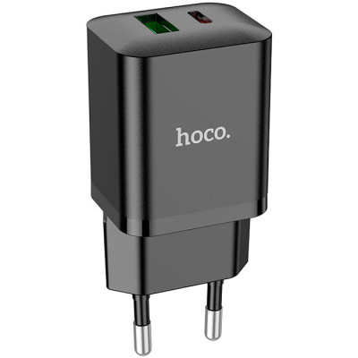 Зарядное устройство HOCO N28 Founder 1xUSB-C PD20W + 1xUSB QC3.0 Black (6931474783509) Винница - изображение 3