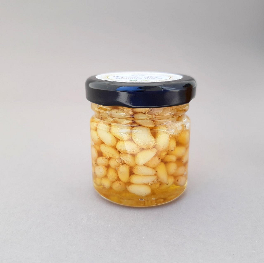 Мед с кедровым орехом 50 грамм Одесса - изображение 5