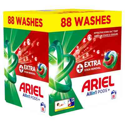Капсули для прання Ariel Pods+ All-in-1 Extra Stain Removal Екстрасила виведення плям 88 шт. (8700216764353) Вінниця