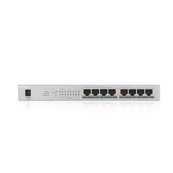 Комутатор ZYXEL GS1008HP (GS1008HP-EU0101F) (8xGE PoE+, PoE 60 W) Ні Харків