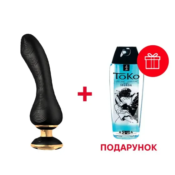Вібратор для точки G Shunga Sanya Black, гнучкий стовбур Львів