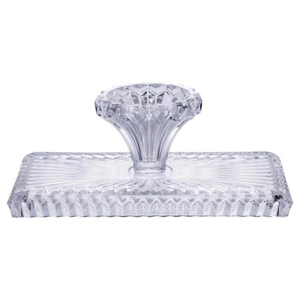 Тортівниця прямокутна на ніжці 33×17×13.5 (см) скляна HP-19-146C Київ - фото 3