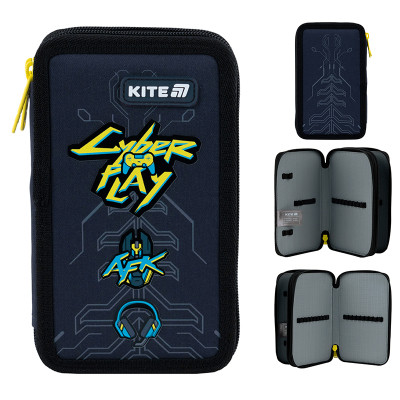 Пенал Kite 623 Cyber, 2 відділення (K25-623-4) Винница - изображение 1