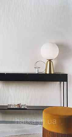 Шпалери вінілові на флізеліні Grandeco Time метрові абстракція структурні хвилі смуги золотисті бежеві Київ