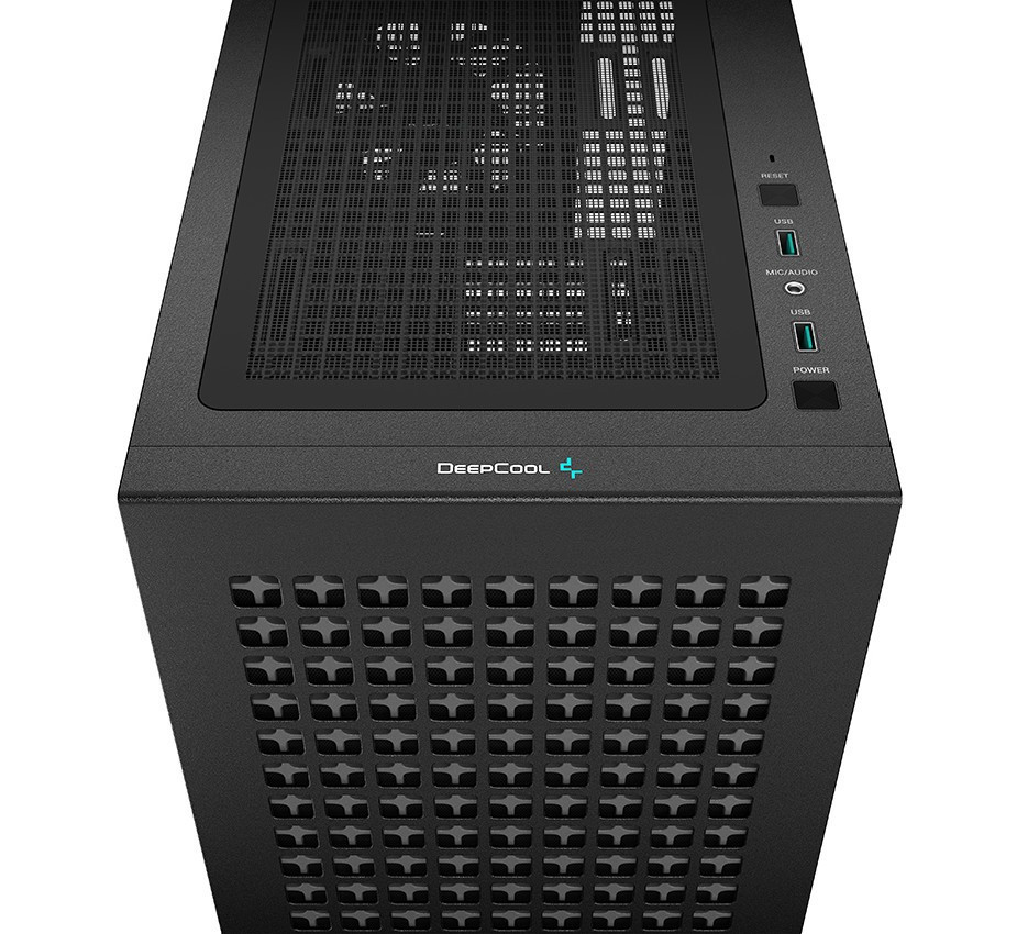 Корпус DeepCool CH370 Black (R-CH370-BKNAM1-G-1) без БЖ ( Black ) Харків - фото 8