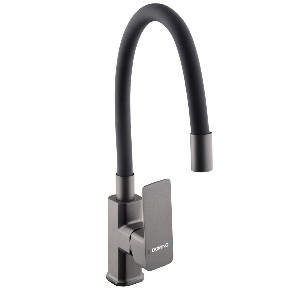 Змішувач для кухні DOMINO MALIBU DMM-203 LR-GP-BLACK (000026600) Київ - фото 2
