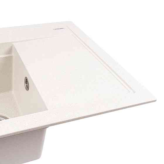 VALESO Гранітна мийка VALESO ATRUM 7950 матова Біла в крапку Киев