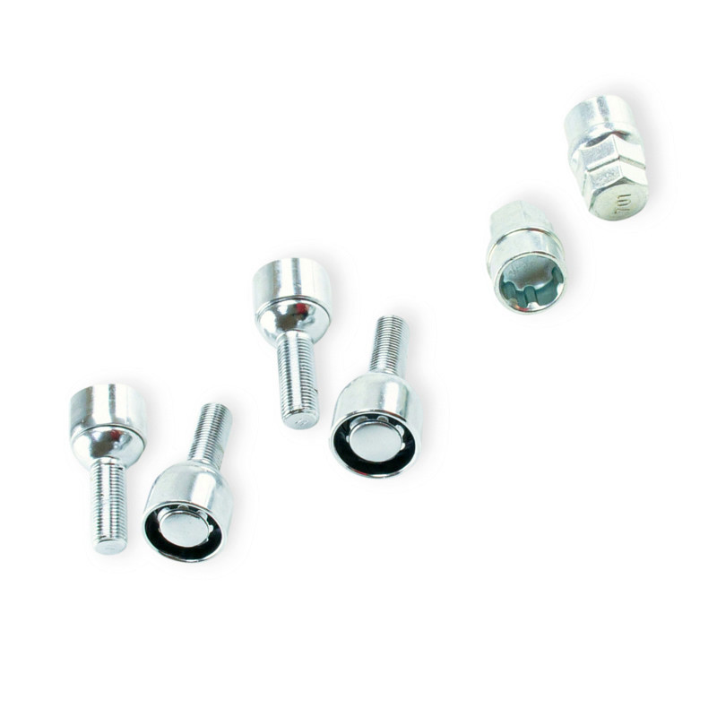 Болт хром 12х30 (ш 1,25) сфера, секретки (круч кільце 2ключа)(4шт) колісний Мукачево - фото 1