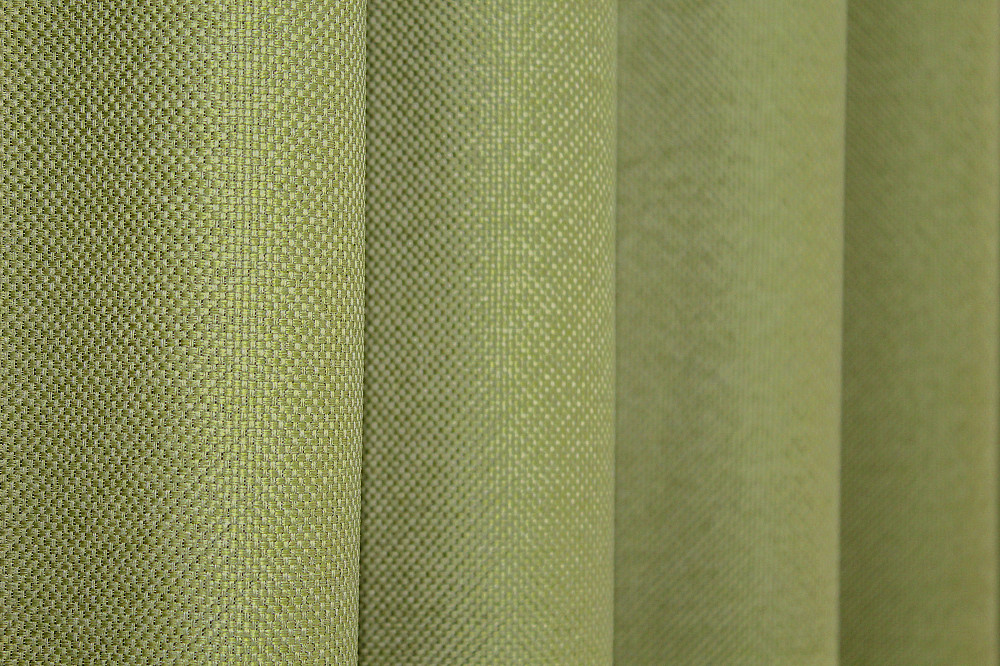 Комплект готових штор VR-Textil Льон Мішковина № 320ш Салатовий 150х270 см 2 шт (30-058) Київ - фото 8