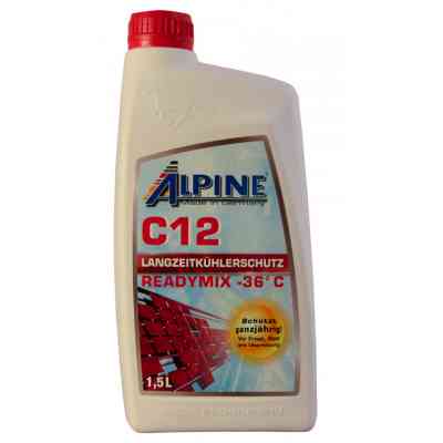 Антифриз Alpine C12 Langzeitkuhlerfrostschutz ready-mix -36C чер, 1,5л (1,7к (RM 1185-15) Винница