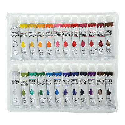 Краски для рисования ZiBi ART Line -2 акрил 24 цветов х 12 мл (ZB.6664) Винница - изображение 2