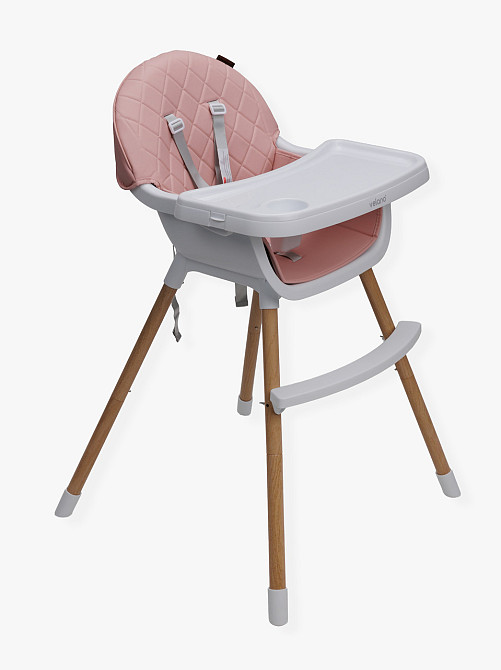 Стул для кормления ребенка 2 в 1 VELANO Evo, pink Киев - изображение 3