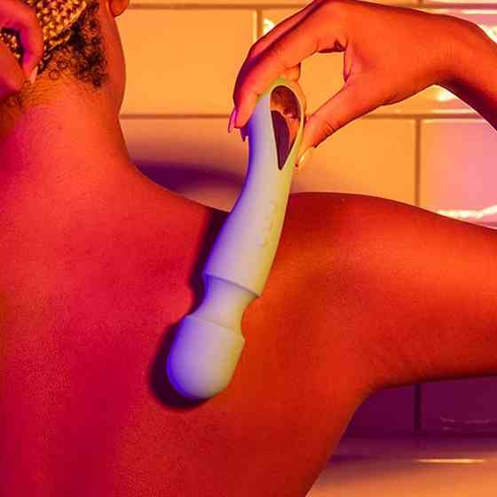 Вибратор-микрофон Lovehoney Mon Ami body для тела, голубой Sex Aura Киев