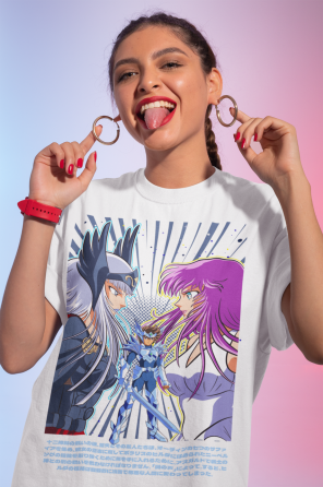 Футболка для мальчика аниме Саинт Сеийа Аниме Косплай оверсайз (рост от 165 до 180 ) Черний AnimeJ0611m Днепр