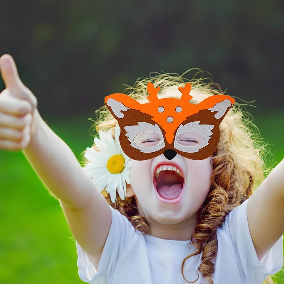 Детская маска на лицо Олень one size разноцветный Киев - изображение 2